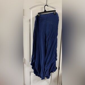 1. State Navy Maxi Skirt